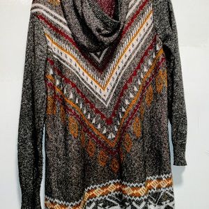 Hippie Rose Cardigan. Size Large.